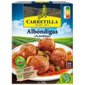 CARRETILLA ALBONDIGAS JARDINERA 300GR