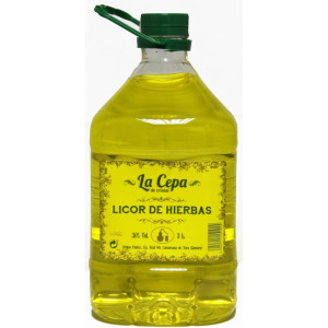 LICOR DE HIERBAS CEPA DE CRISTAL 3L