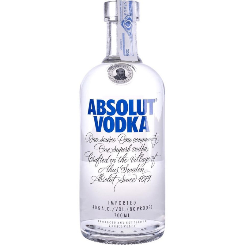 VODKA ABSOLUT AZUL 700ML