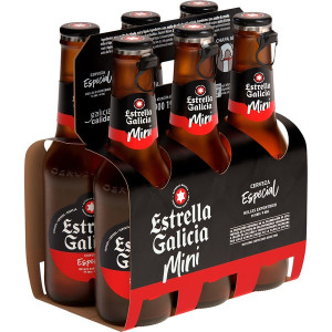 CERVEZA ESTRELLA GALICIA MINI 6X20CL