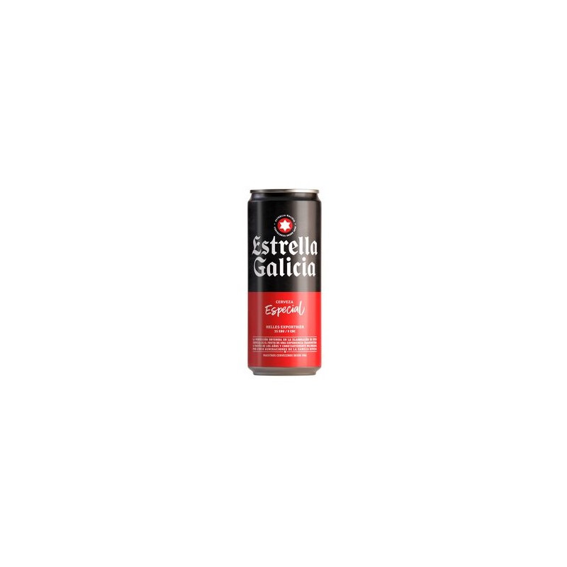 CERVEZA ESTRELLA GALICIA LATA 33CL