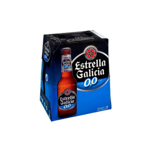 CERVEZA ESTRELLA GALICIA 0 0 6X25CL