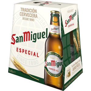 CERVEZA SAN MIGUEL 6X25CL