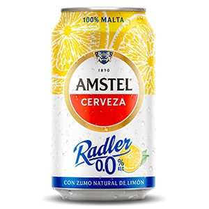 CERVEZA AMSTEL RADLER 0 0 LIMON 33CL