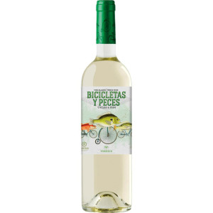 VINO BLANCO VERDEJO BICICLETAS Y PECES 75CL