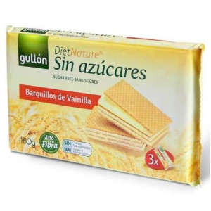 BARQUILLO SIN AZUCAR VAINILLA GULLON 180GR