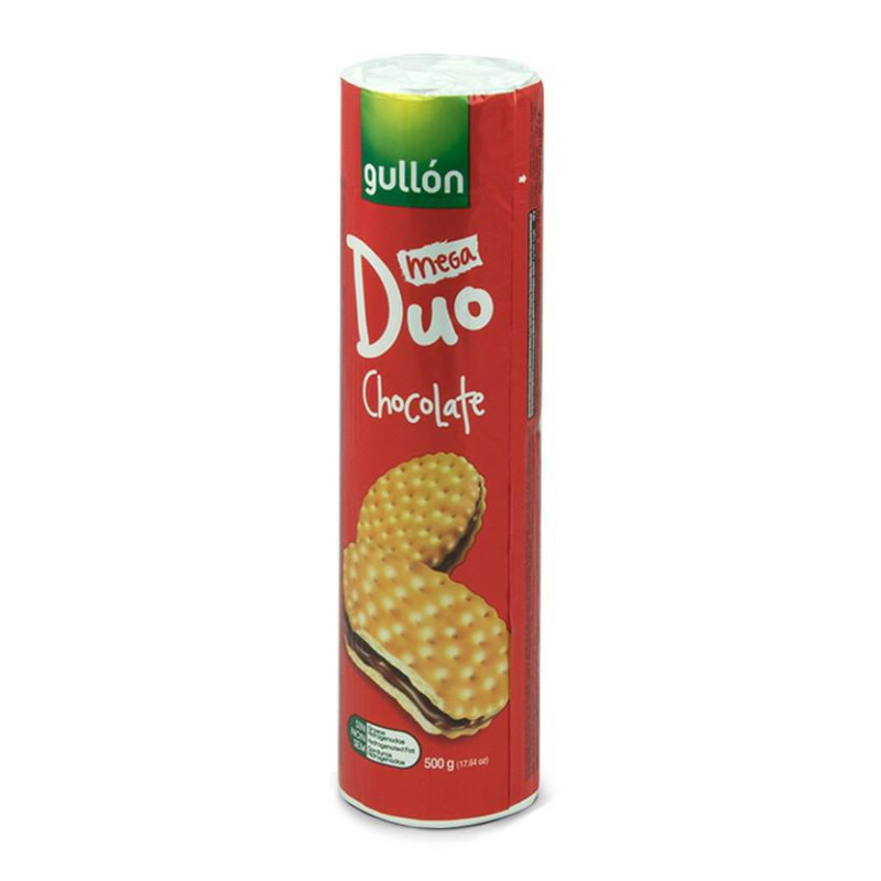 GALLETA MEGA DUO CREMA CHOCO GULLON 500GR