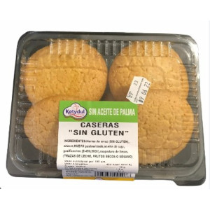 GALLETAS CASERAS SIN GLUTEN KETYDUL 250GR