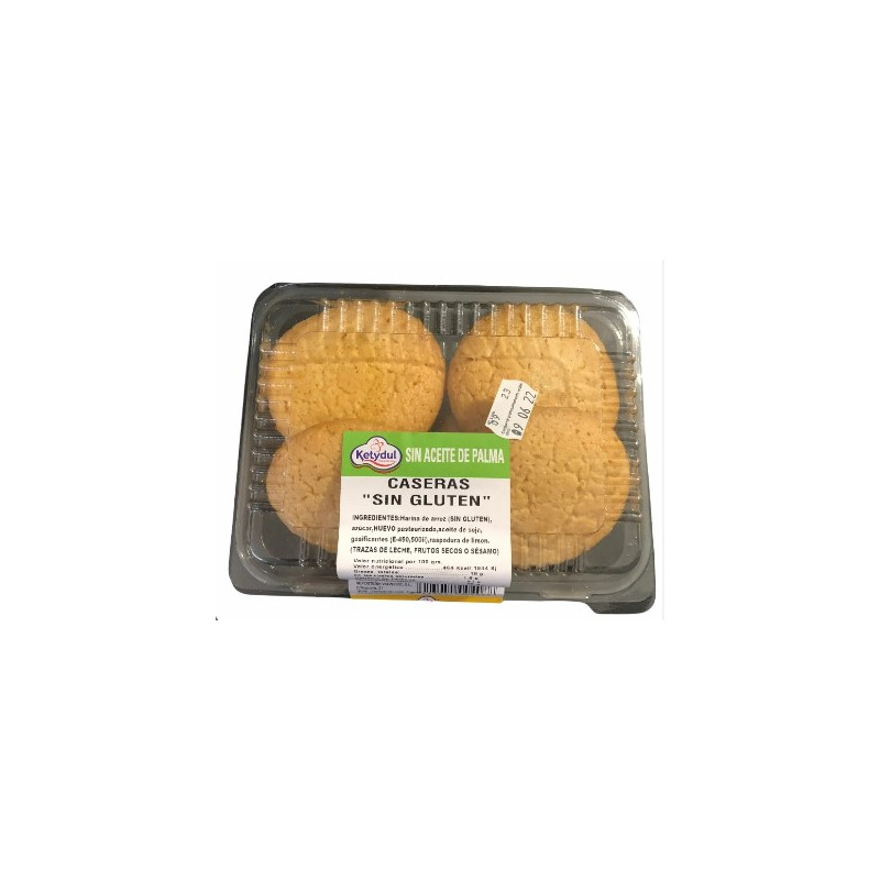 GALLETAS CASERAS SIN GLUTEN KETYDUL 250GR