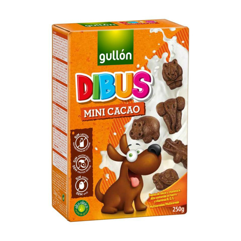 GALLETAS DIBUS MINI GULLON 250GR