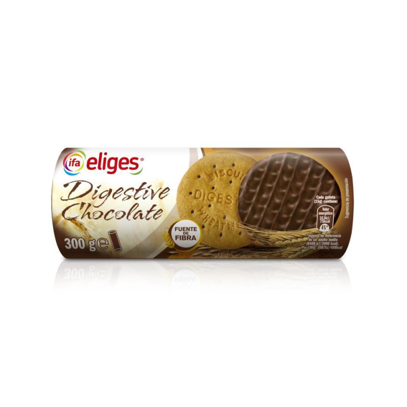GALLETA DIGESTIVE CHOCOLATE IFA 300GR