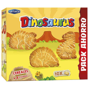 GALLETA ARTIACH DINOSAURIOS CEREALES 411GR