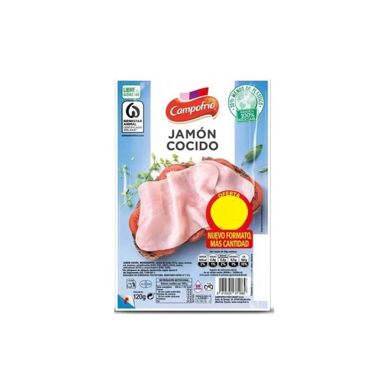 JAMON COCIDO CAMPOFRIO 75GR