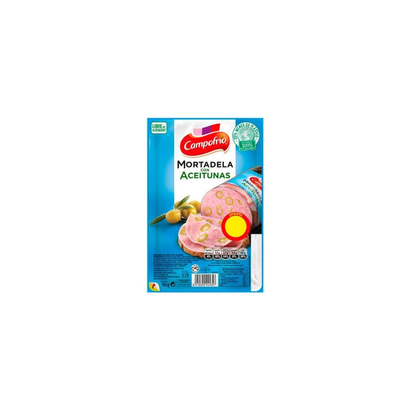 MORTADELA CON ACEITUNAS CAMPOFRIO 95GR