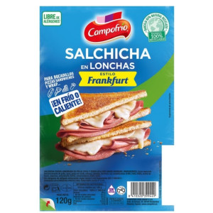 SALCHICHA EN LONCHAS CAMPOFRIO 120GR