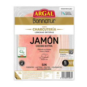 JAMON COCIDO BONNATUR ARGAL 130GR