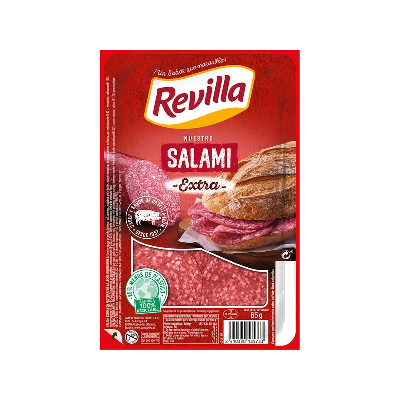 SALAMI EXTRA REVILLA 65GR