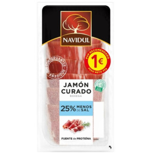 JAMON SERRANO CURADO NAVIDUL LONCHAS 1€