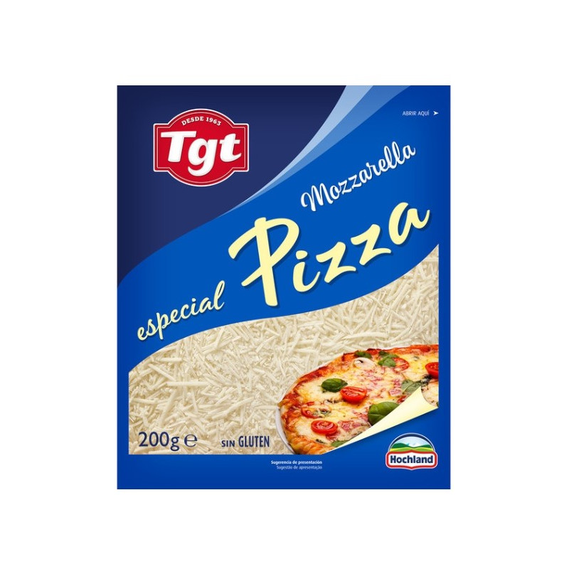 QUESO RALLADO MOZZARELLA TGT 250GR