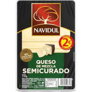 QUESO SEMICURADO NAVIDUL LONCHAS 110GR