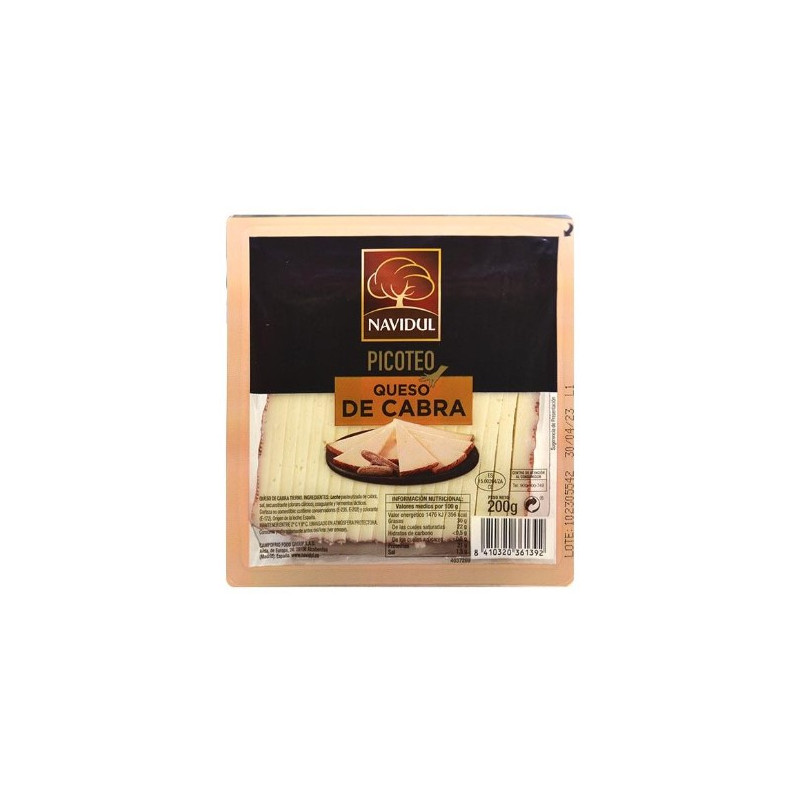 CUÑA QUESO CABRA YA CORTADO NAVIDUL 200GR