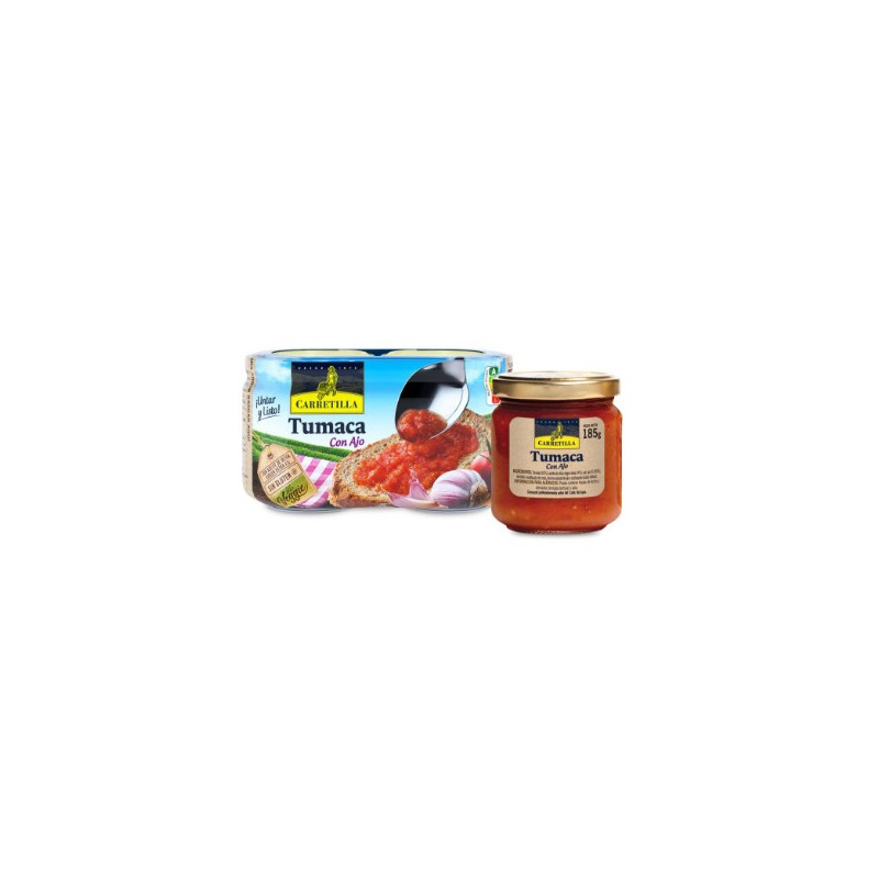 TUMACA NATURAL CARRETILLA 2X185GR