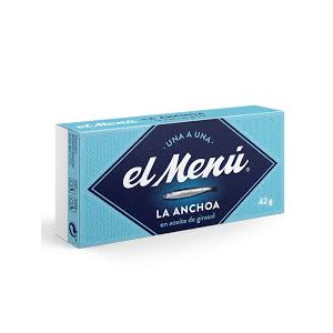 FILETE DE ANCHOA EN ACEITE DE GIRASOL EL MENU 42GR