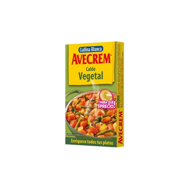 AVECREM VEGETAL 8 PASTILLAS