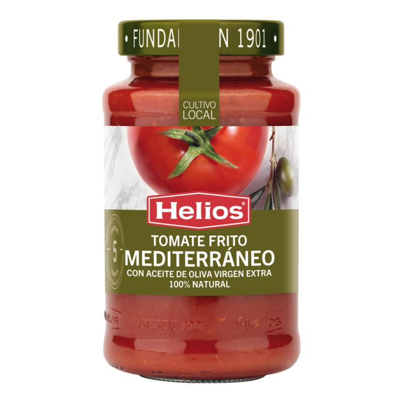 TOMATE FRITO MEDITERRÁNEO CRISTAL HELIOS 560GR