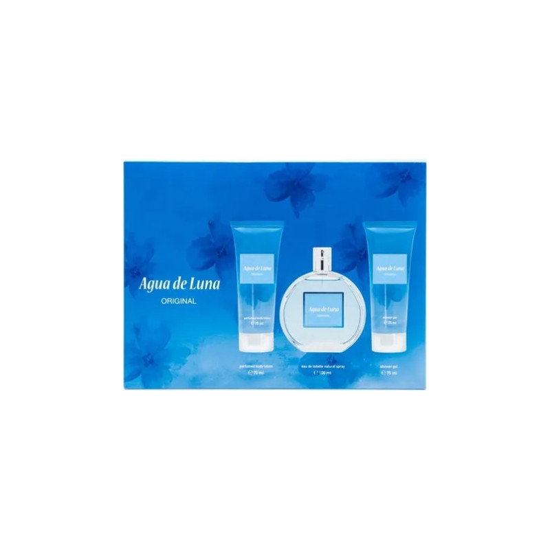 ESTUCHE AGUA DE LUNA ORIGINAL  GEL  BODY LOTION