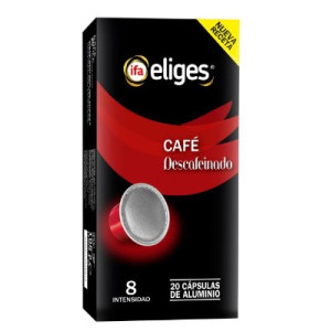 CAFE CAPSULAS DESCAFEINADO Nº8 IFA P20 108GR
