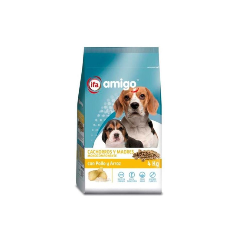COMIDA DE PERRO POLLO Y ARROZ CACHORRO IFA 4KG