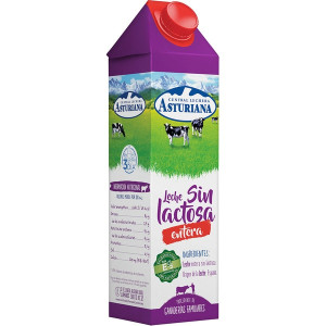 LECHE ENTERA SIN LACTOSA ASTURIANA 1L