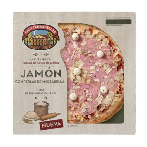 PIZZA FRESCA TARRADELLAS JAMON Y MOZZARELLA 400GR