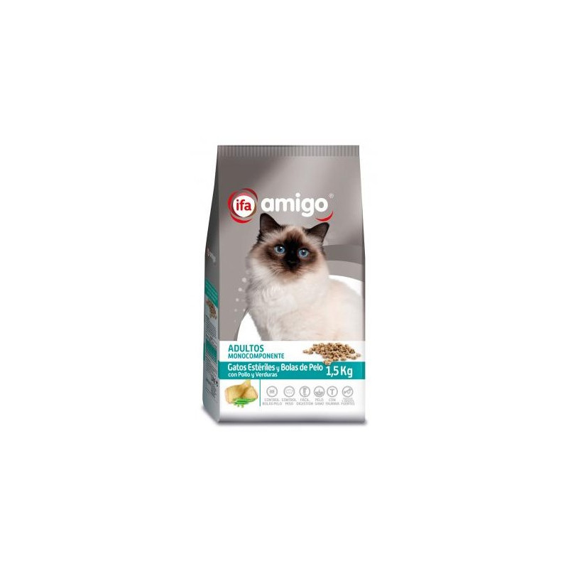 COMIDA DE GATO ESTERILIZADO IFA AMIGO 1 5KG