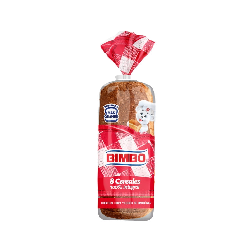 PAN DE MOLDE FAMILIAR 8 CEREALS 100  INTEGRAL 650G