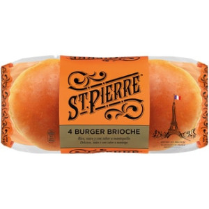 PAN DE HAMBURGUESA BRIOCHE ST PIERRE 250GR