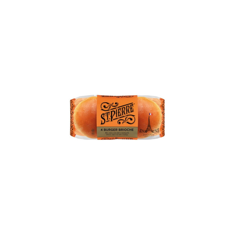 PAN DE HAMBURGUESA BRIOCHE ST PIERRE 250GR