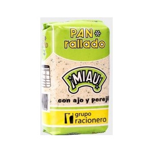 PAN RALLADO AJO PEREJIL MIAU 500GR