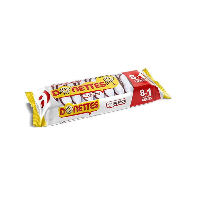DONETTES RAYADOS BIMBO 8UDS