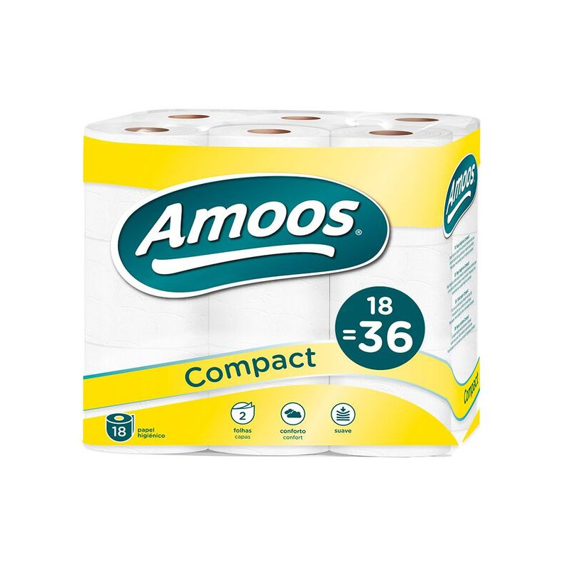 PAPEL HIGIENICO 2C AMOOS 18 36
