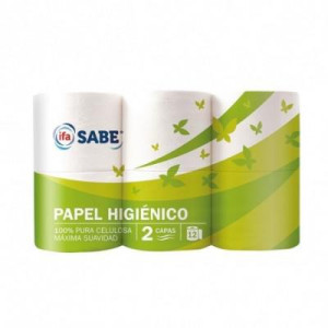 PAPEL HIGIENICO IFA 2 CAPAS 12 ROLLOS