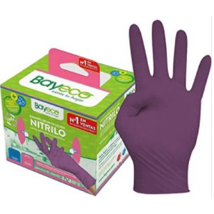 GUANTE NITRILO DESCHABLES TALLA L P20