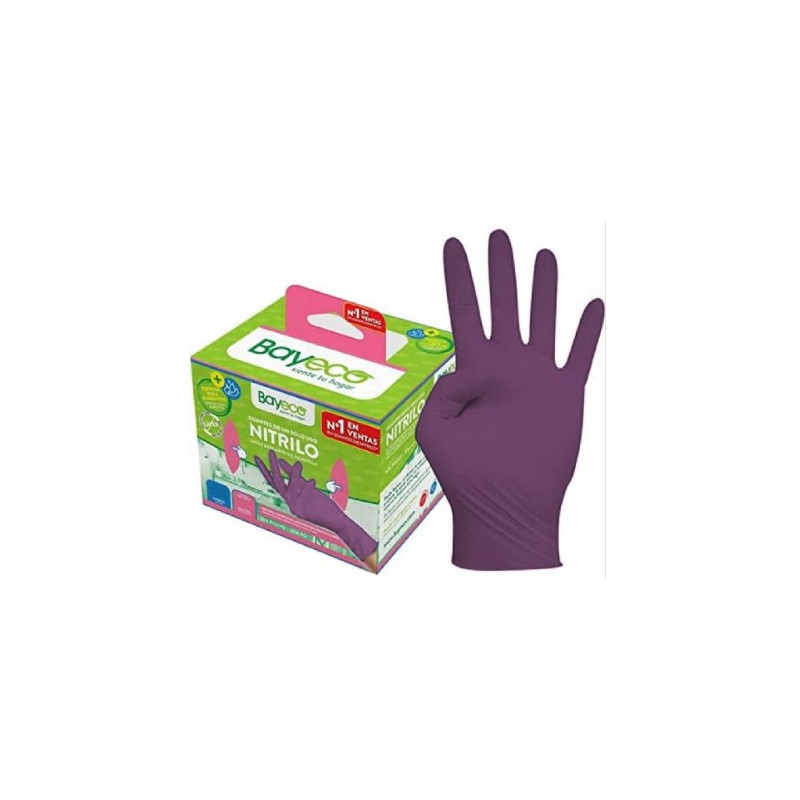 GUANTE NITRILO DESCHABLES TALLA L P20