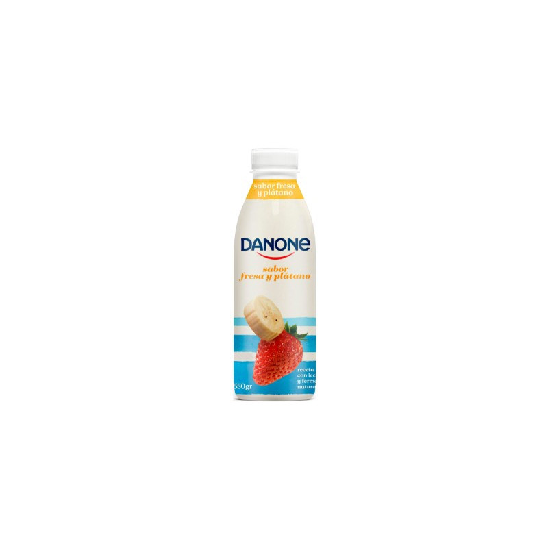DANONE BEBER FRESA Y PLATANO 550ML
