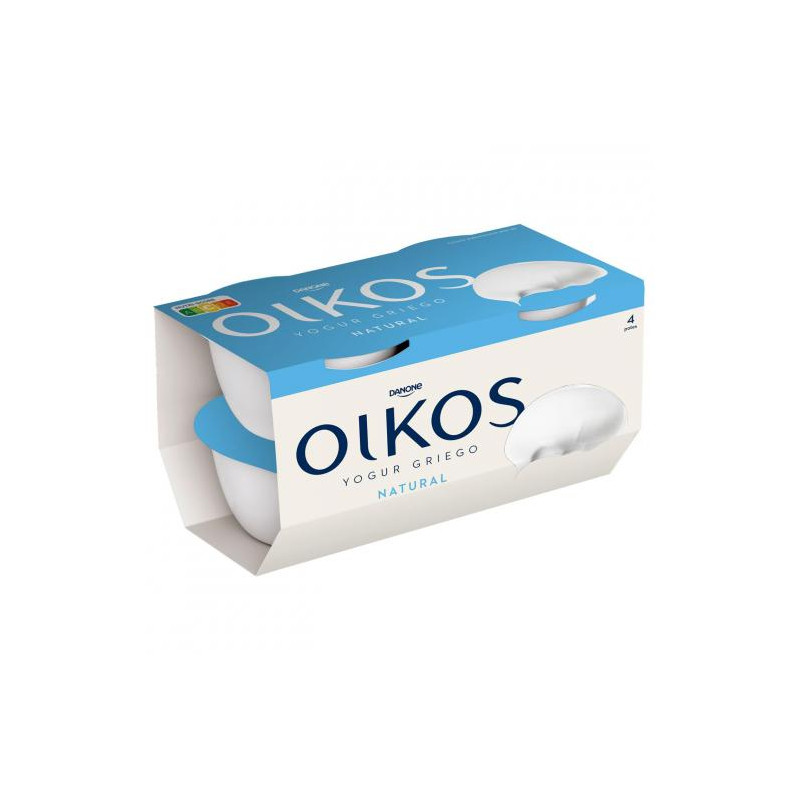 YOGUR GRIEGO NATURAL DANONE OIKOS 4X110GR