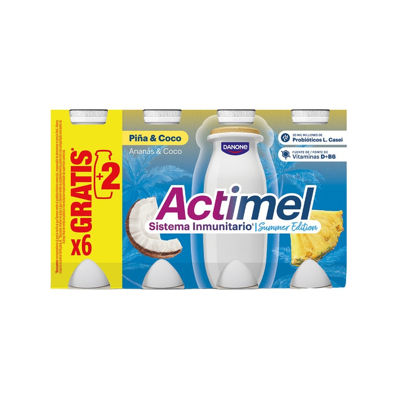 ACTIMEL COCO/PIÑA X6