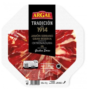 PLATO JAMÓN SERRANO G R  80GR  1914 ARGAL