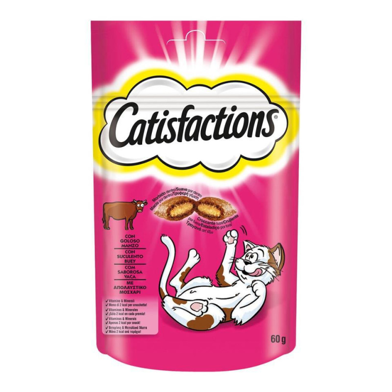 SNACK GATO BUEY CATISFACTIONS 60G