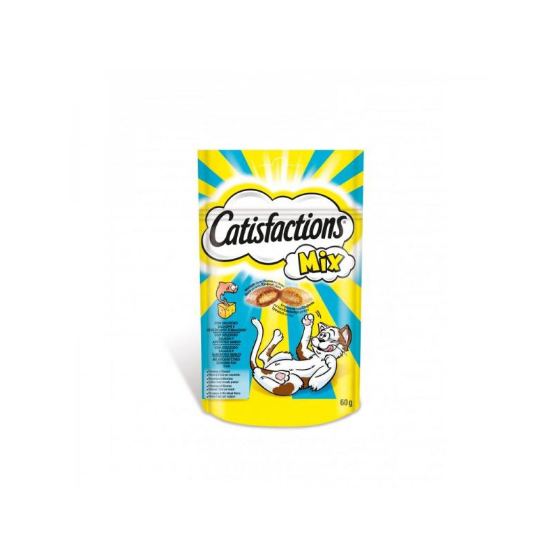 SNACK GATO QUESO Y SALMON CATISFACTIONS 60G